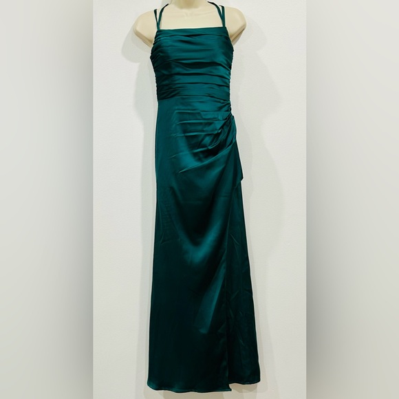 Azazie Dresses & Skirts - Azazie Teal Maxi Dress